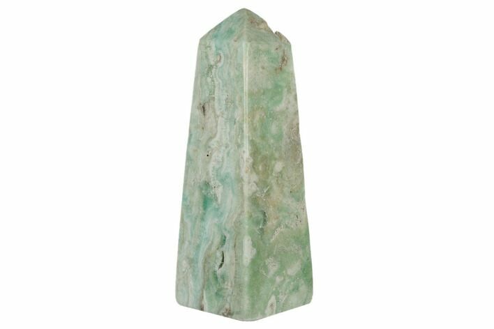 Polished Blue Caribbean Calcite Obelisk - Pakistan #187487